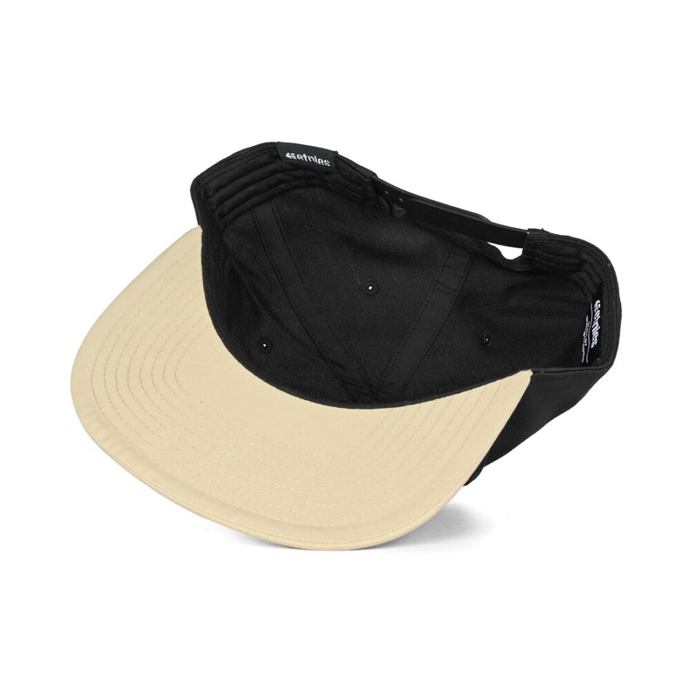 Etnies Corp Snapback Cap – Black/Black/Gum