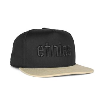 Etnies Corp Snapback Cap – Black/Black/Gum