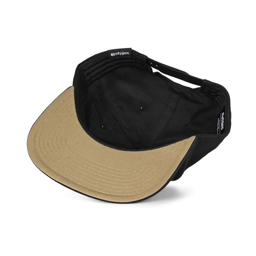 Etnies Joslin Snapback Cap – Black/Tan