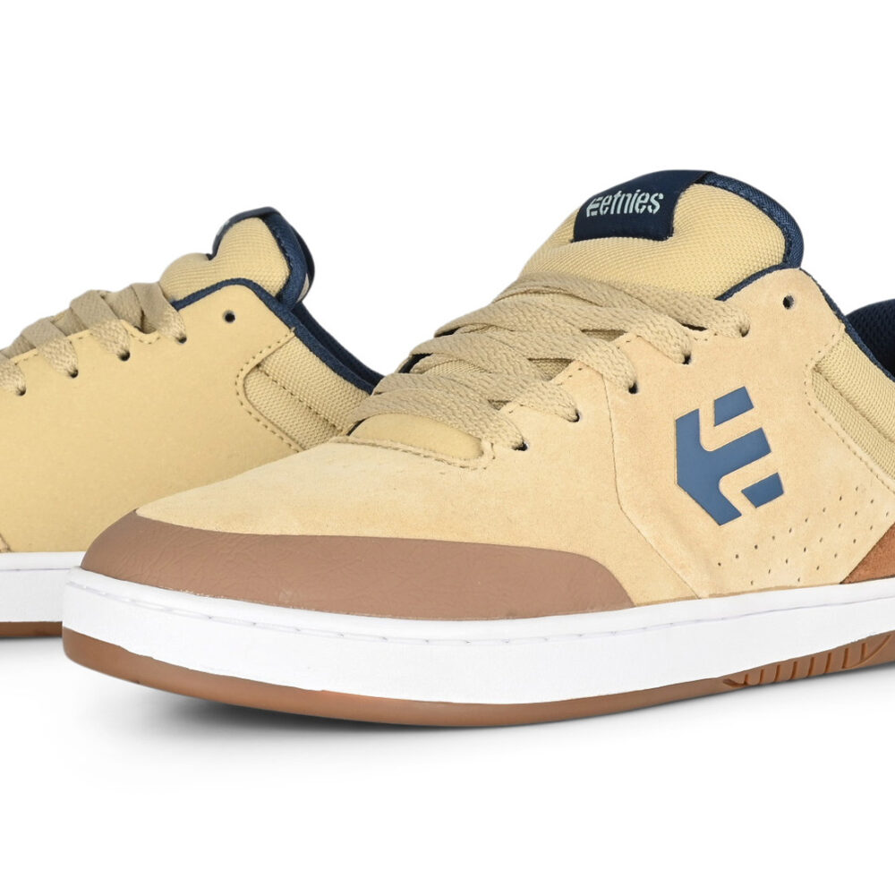 Etnies Marana Skate Shoes - Brown/Tan/Blue
