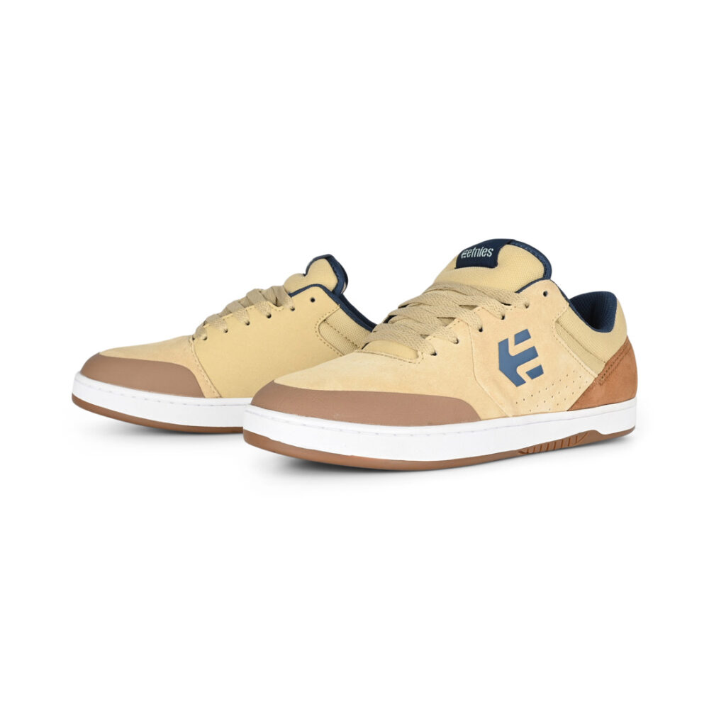 Etnies Marana Skate Shoes - Brown/Tan/Blue