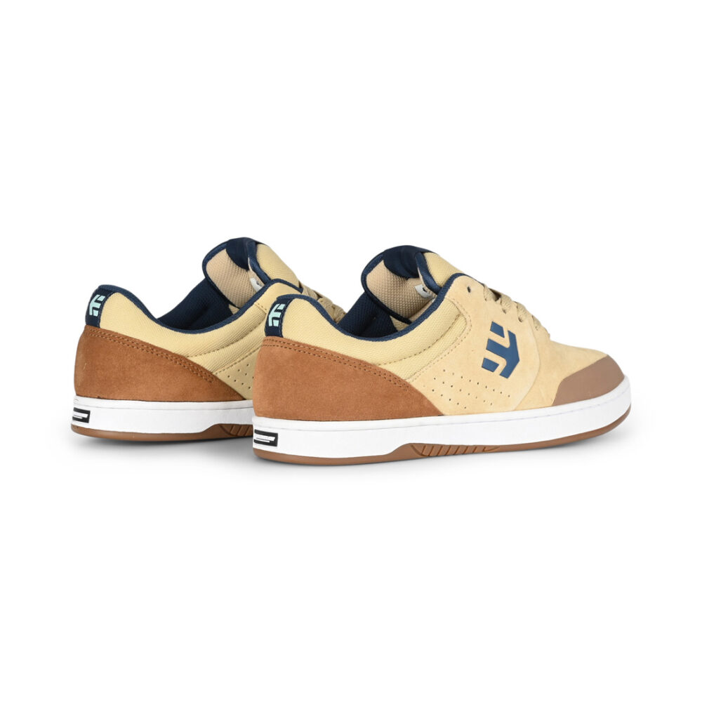 Etnies Marana Skate Shoes - Brown/Tan/Blue