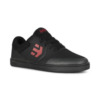 Etnies Marana (Youth) Skate Shoes - Black/Red/Black