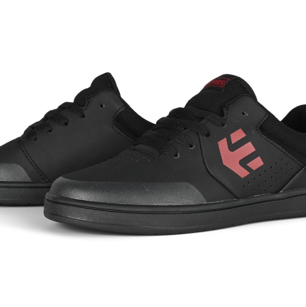 Etnies Marana (Youth) Skate Shoes - Black/Red/Black