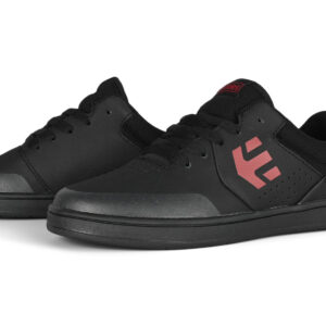 Etnies Marana (Youth) Skate Shoes - Black/Red/Black