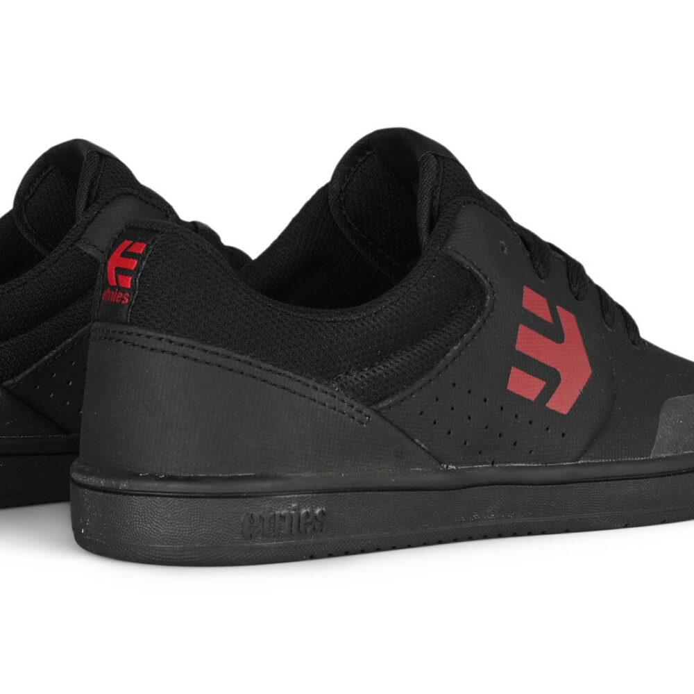 Etnies Marana (Youth) Skate Shoes - Black/Red/Black