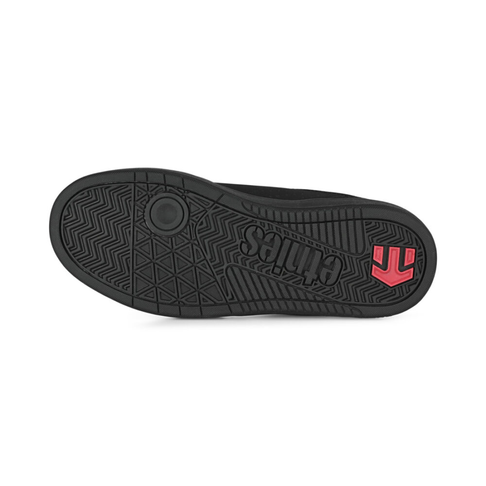 Etnies Marana (Youth) Skate Shoes - Black/Red/Black