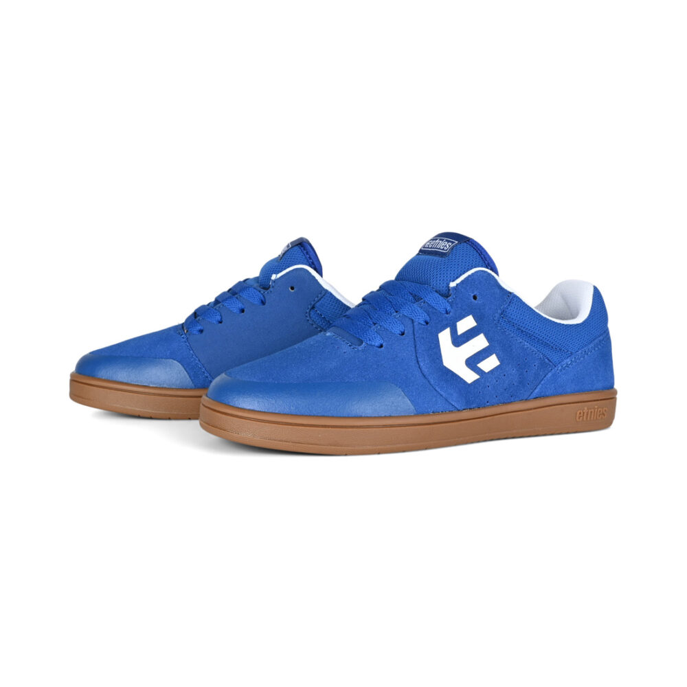 Etnies Marana (Youth) Skate Shoes - Royal/White