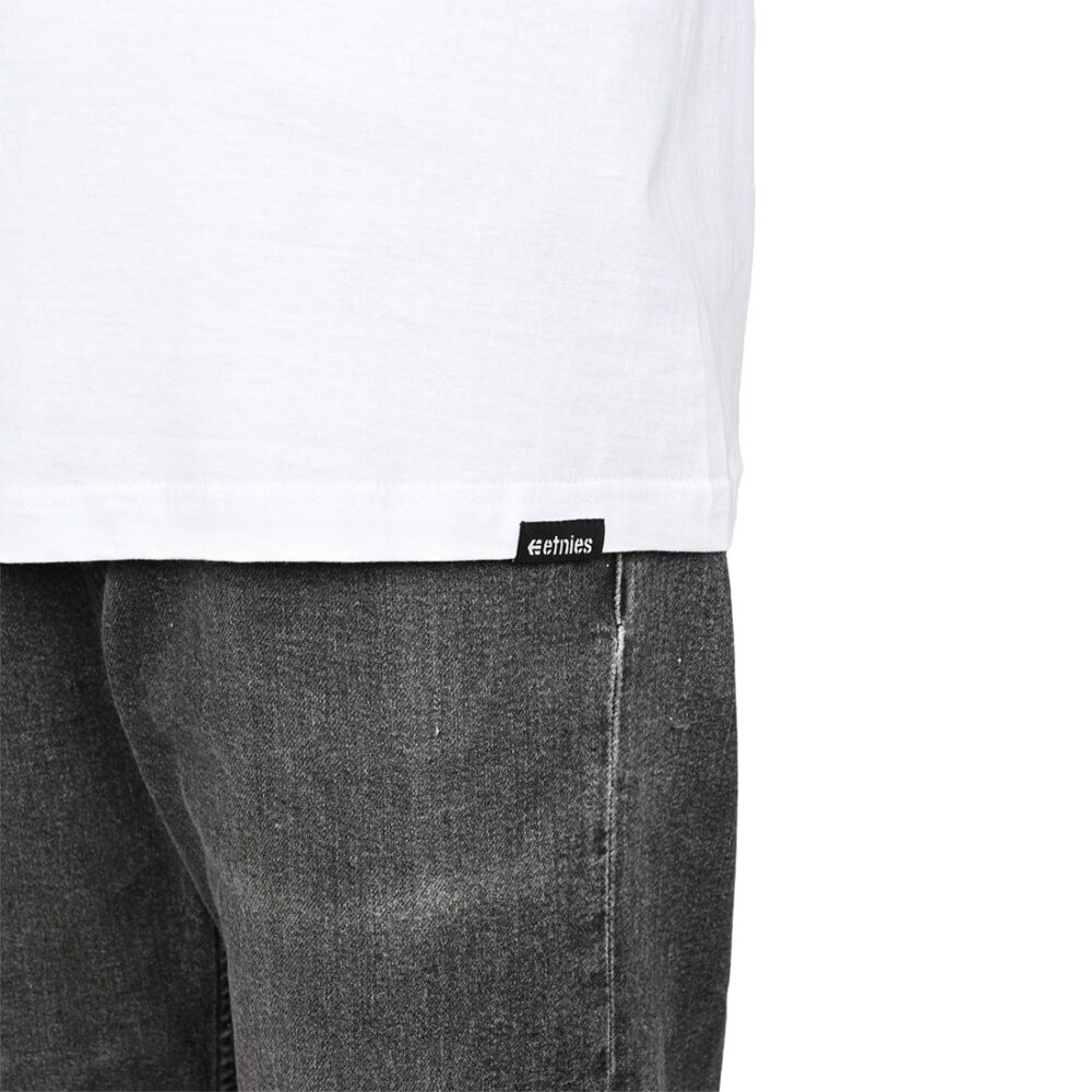 Etnies New Box S/S T-Shirt - White/Yellow