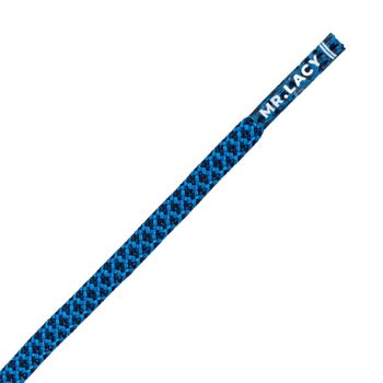 Mr. Lacy Ropies 130cm Shoelaces - Navy/Cyan