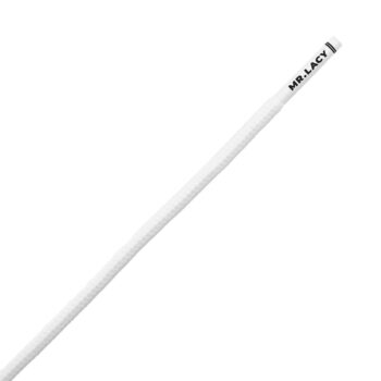 Mr. Lacy Roundies 120cm Shoelaces - White