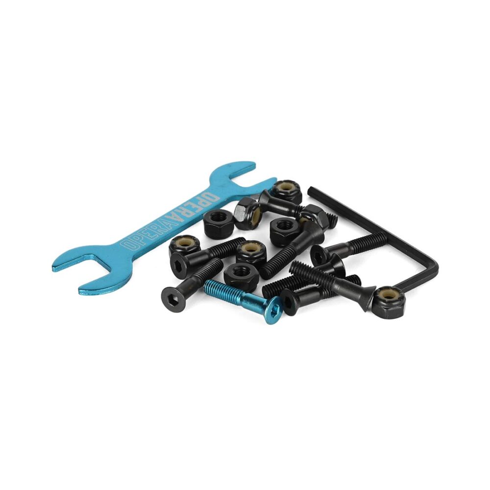 Opera 1" Allen Truck Bolts - Black/Blue