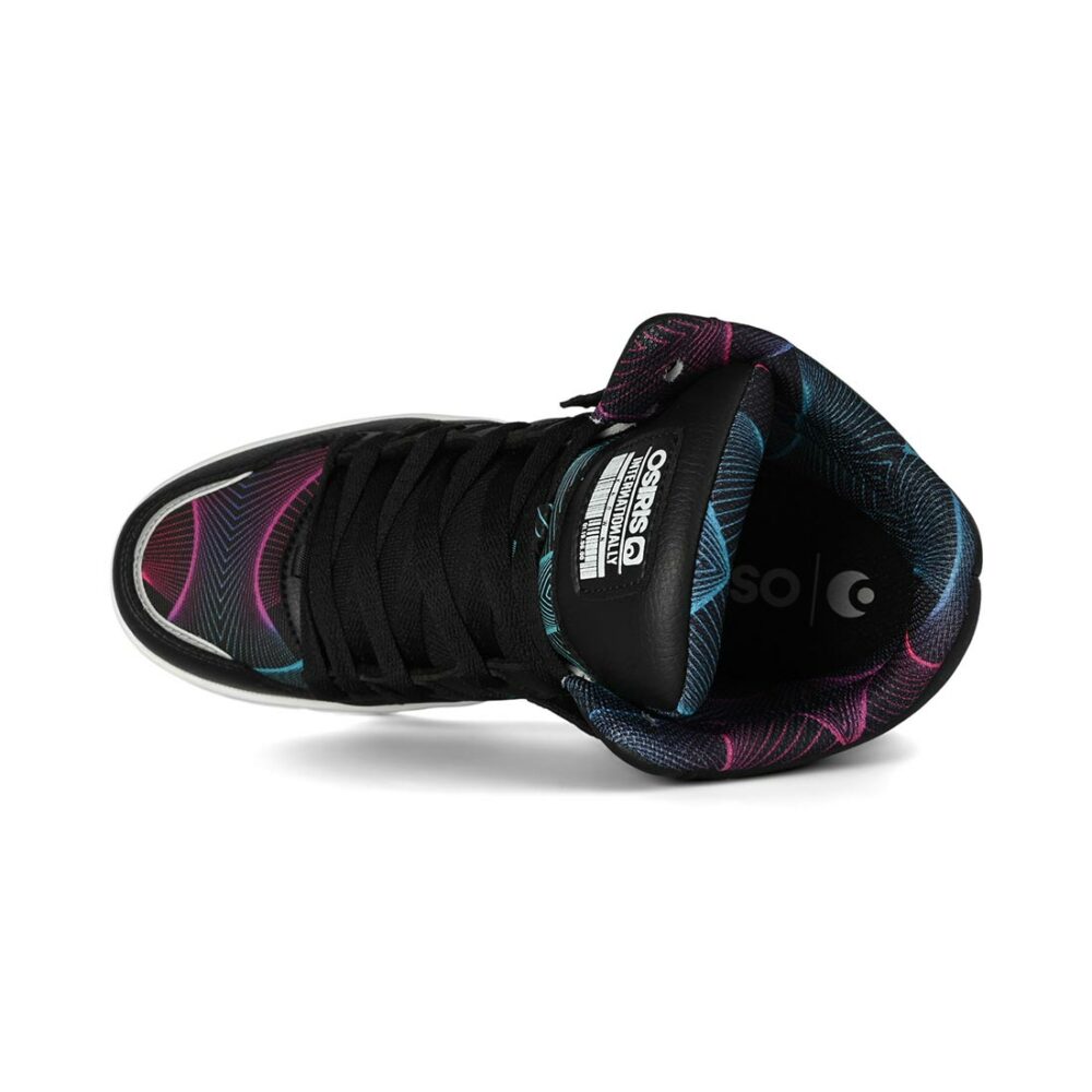 Osiris CHN High Top Shoes - Black/Grey/Pulse