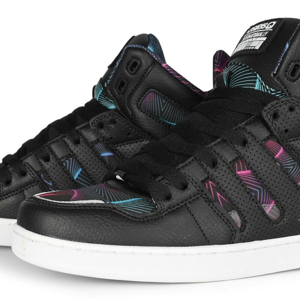 Osiris CHN High Top Shoes - Black/Grey/Pulse