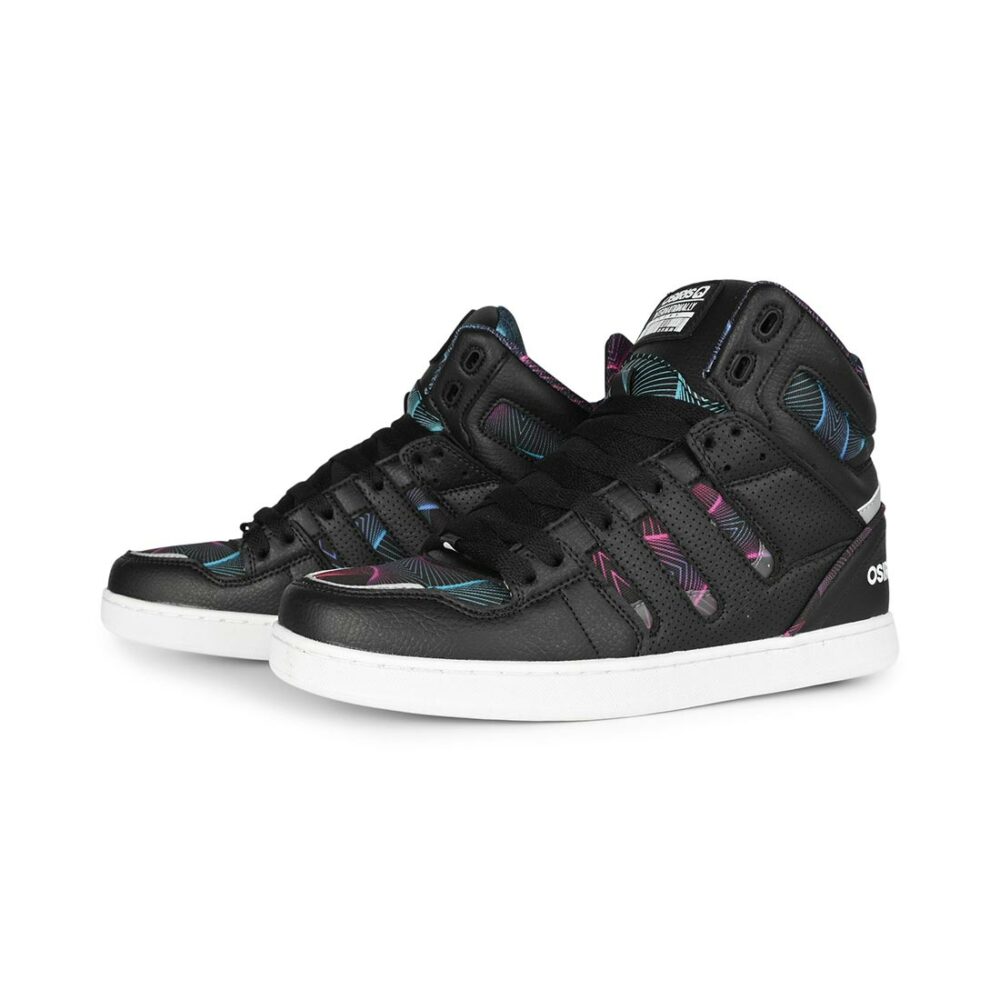 Osiris CHN High Top Shoes - Black/Grey/Pulse
