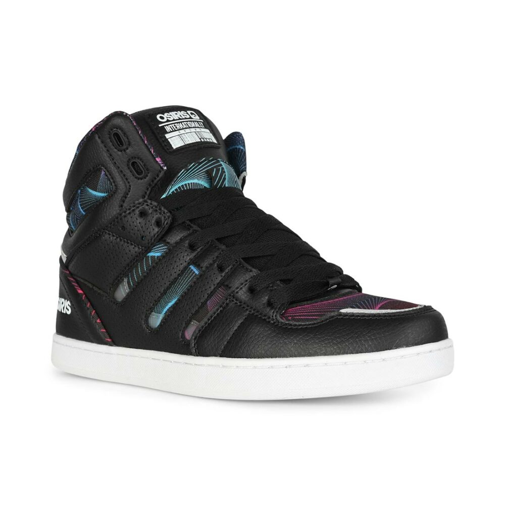 Osiris CHN High Top Shoes - Black/Grey/Pulse