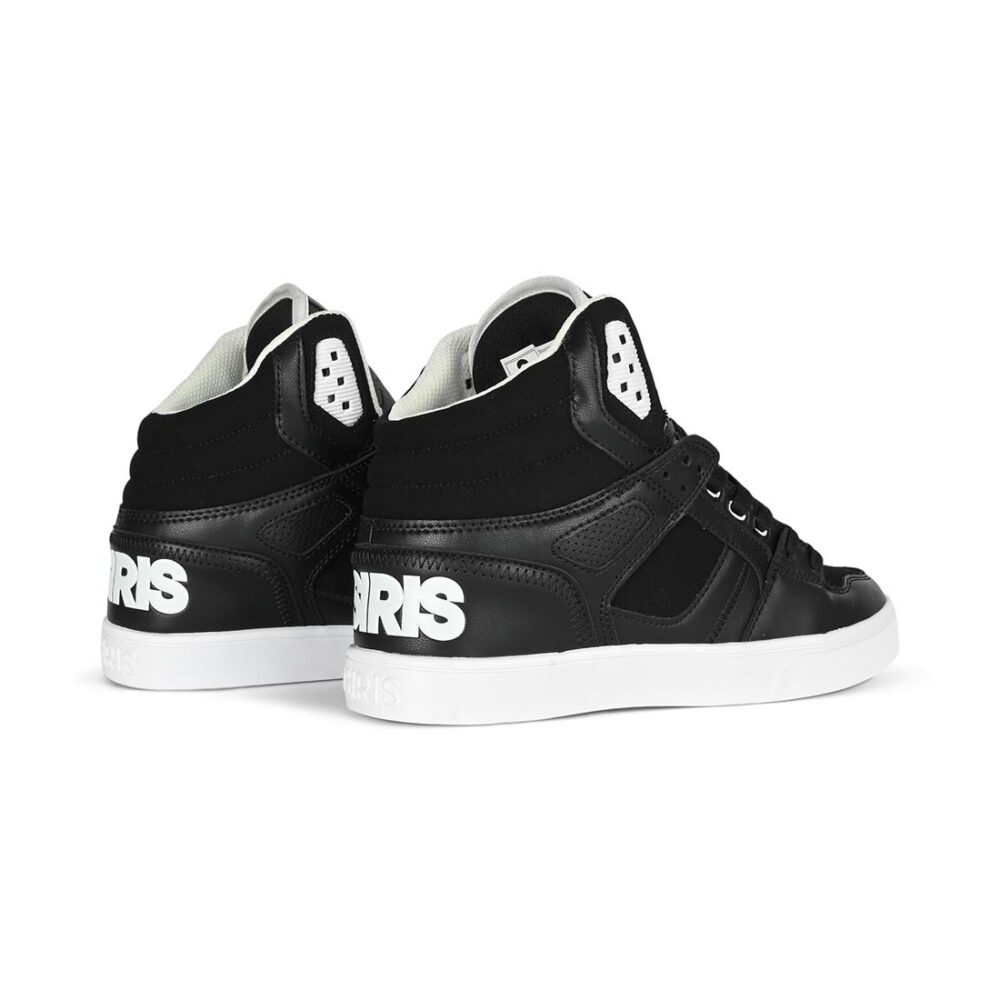 Osiris Clone High Top Shoes - Black/Black/White