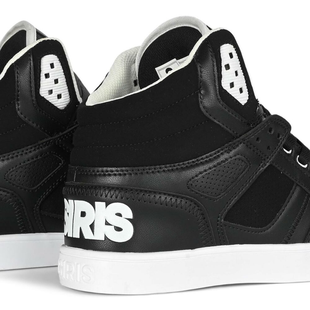 Osiris Clone High Top Shoes - Black/Black/White