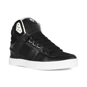 Osiris Clone High Top Shoes - Black/Black/White