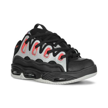 Osiris D3 2001 Skate Shoes - Black/Lt. Grey/Red