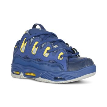 Osiris D3 2001 Skate Shoes - Cadet Blue/Yellow