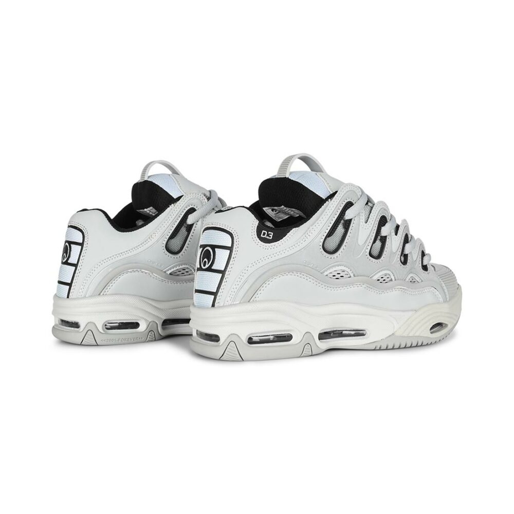 Osiris D3 2001 Skate Shoes - Grey/Black/Grey