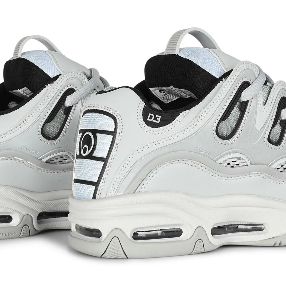 Osiris D3 2001 Skate Shoes - Grey/Black/Grey