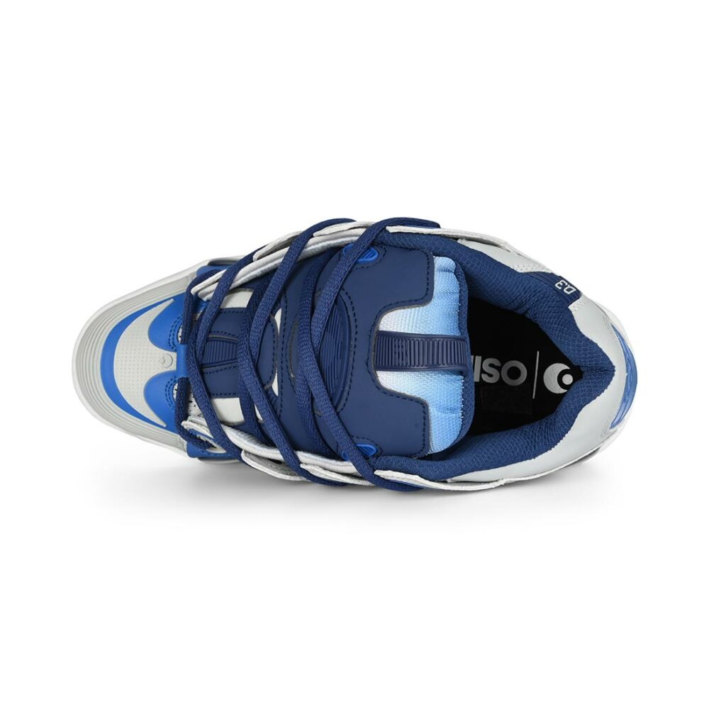 Osiris D3 2001 Skate Shoes - Grey/Blue/Black
