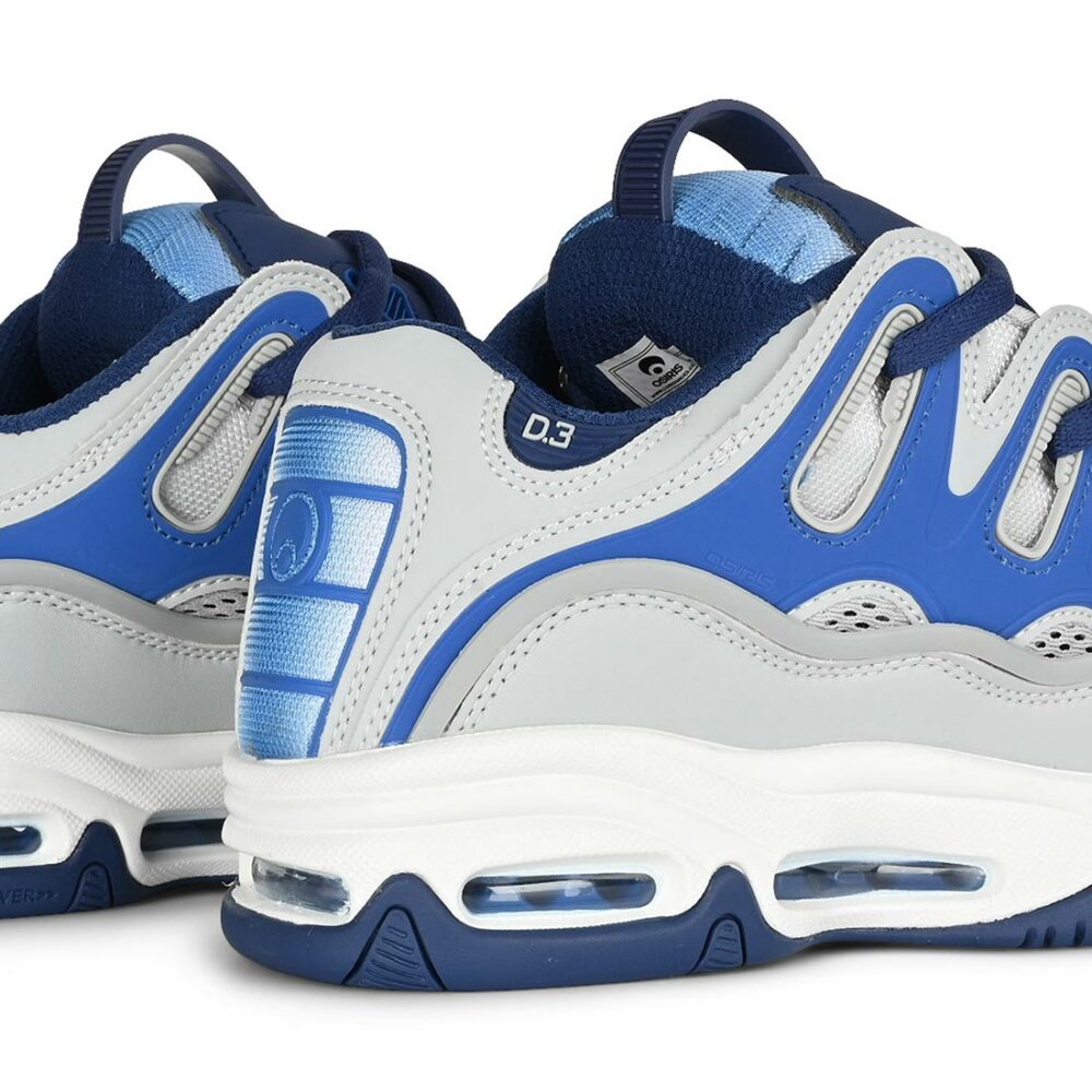 Osiris D3 2001 Skate Shoes - Grey/Blue/Black