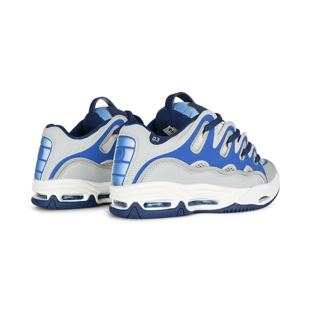 Osiris D3 2001 Skate Shoes - Grey/Blue/Black