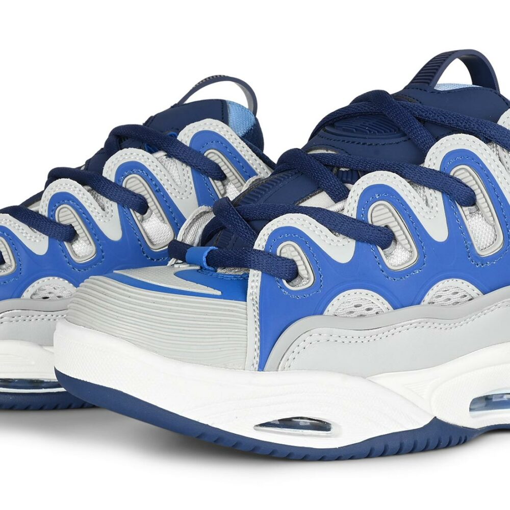 Osiris D3 2001 Skate Shoes - Grey/Blue/Black