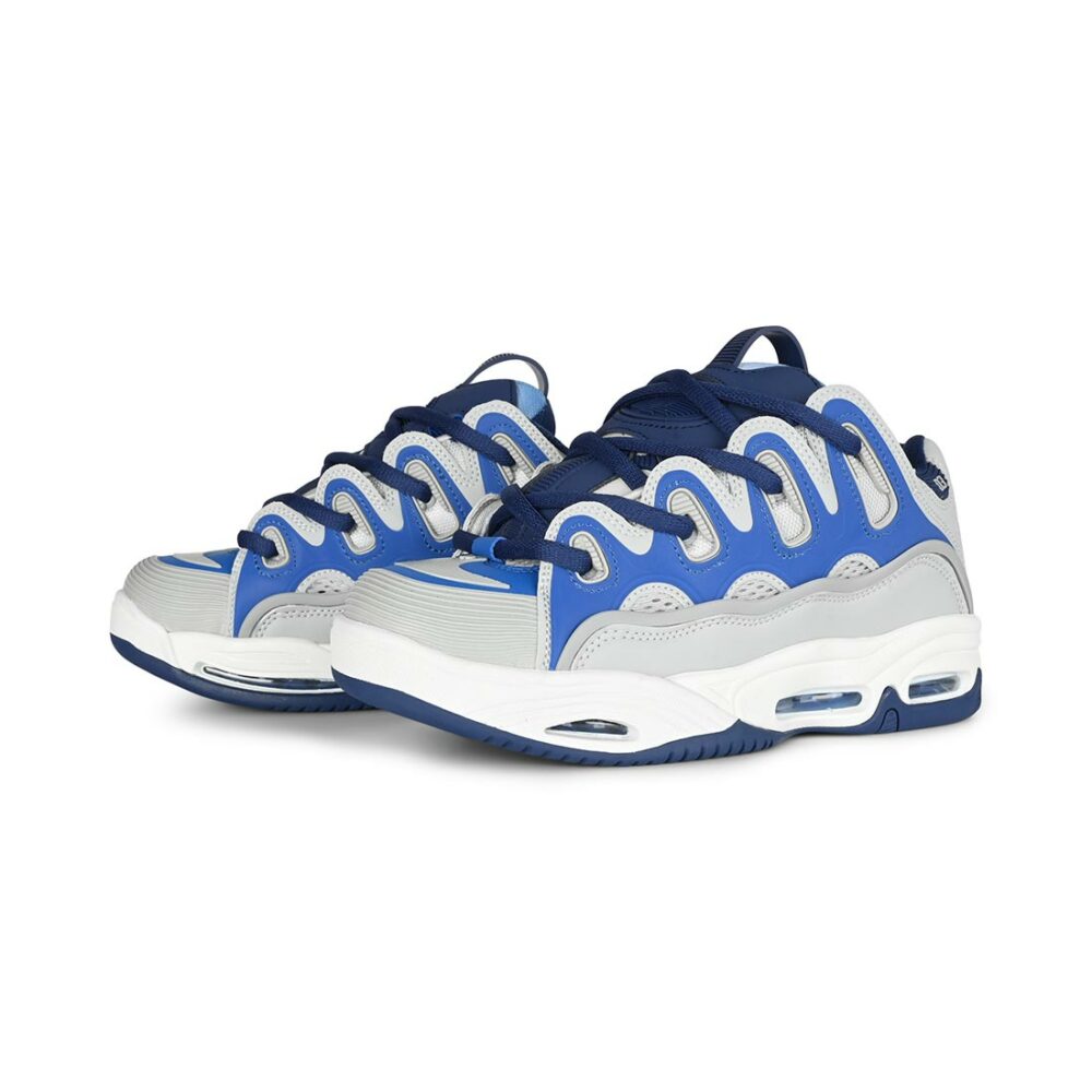Osiris D3 2001 Skate Shoes - Grey/Blue/Black