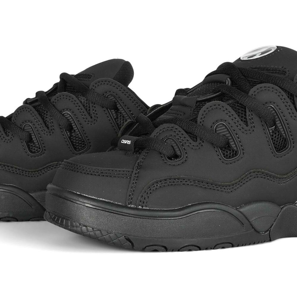 Osiris D3 OG Skate Shoes - Black/Black/Black
