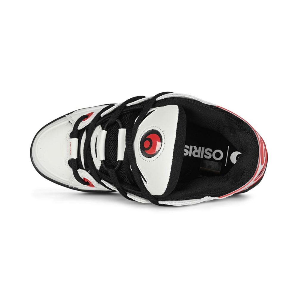 Osiris D3 OG Skate Shoes - Black/White/Red