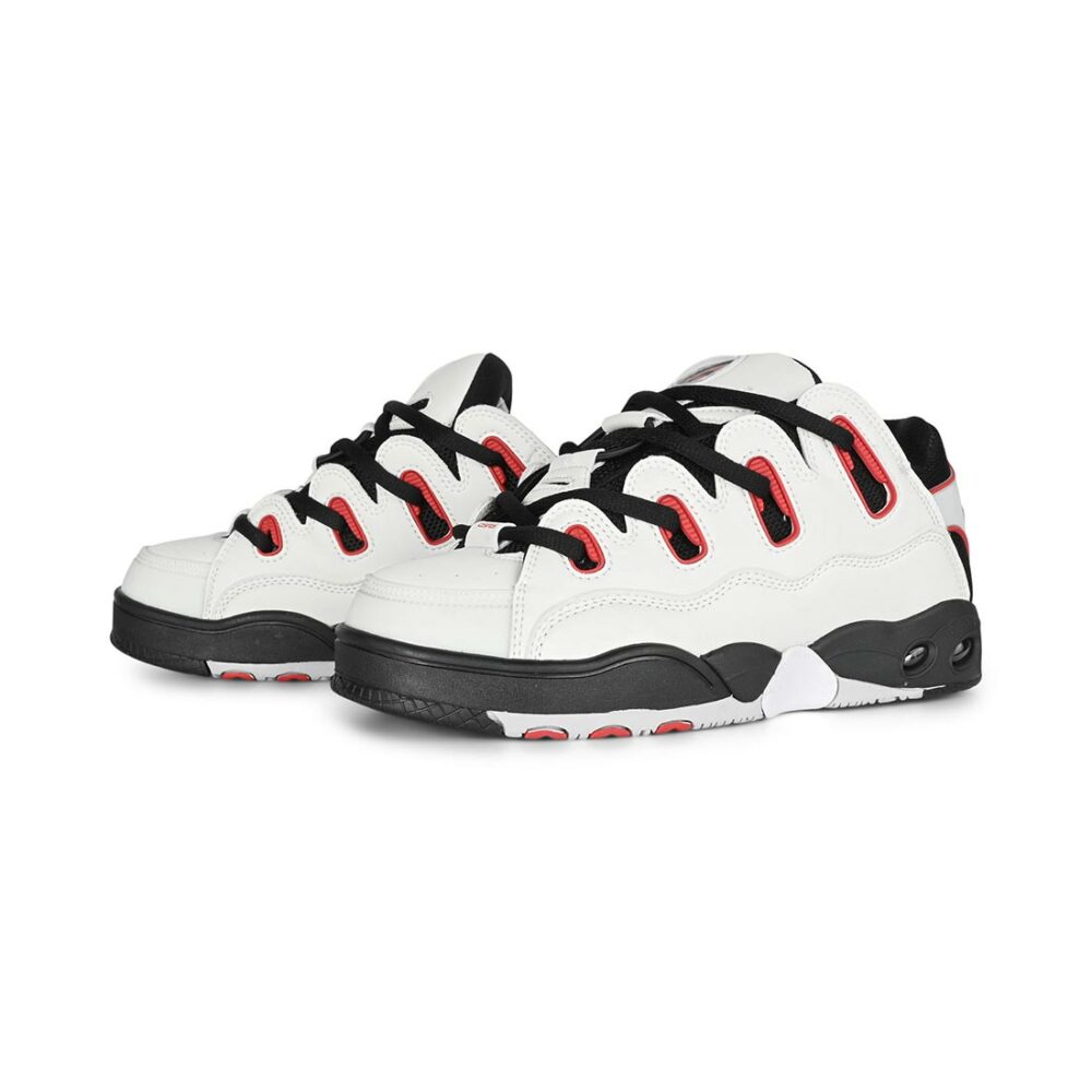 Osiris D3 OG Skate Shoes - Black/White/Red