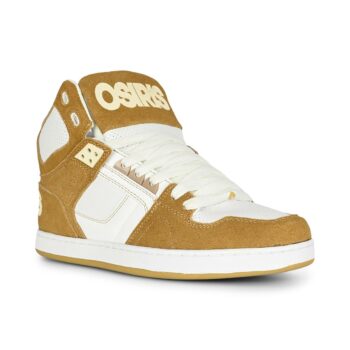 Osiris NYC 83 CLK High Top Shoes - Lt. Brown/White/White