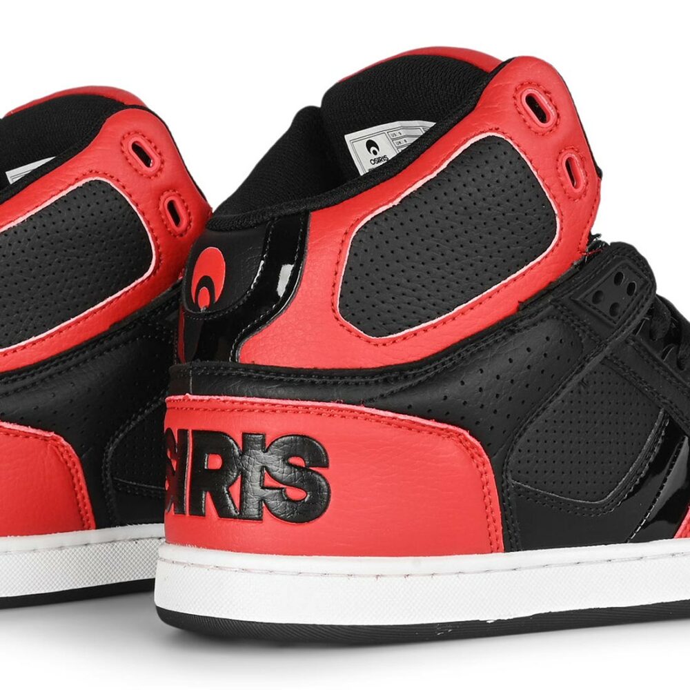 Osiris NYC 83 CLK High Top Shoes - Red/Black/Black