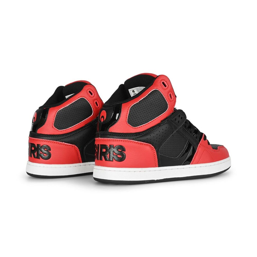 Osiris NYC 83 CLK High Top Shoes - Red/Black/Black