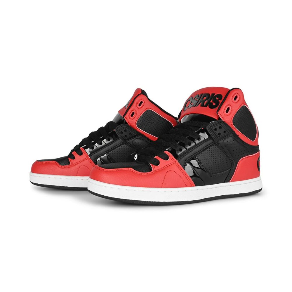 Osiris NYC 83 CLK High Top Shoes - Red/Black/Black