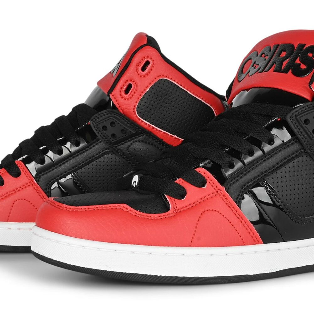 Osiris NYC 83 CLK High Top Shoes - Red/Black/Black