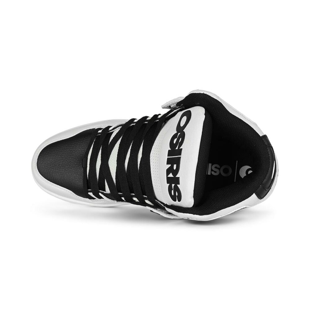 Osiris NYC 83 CLK High Top Shoes - White/Black/White