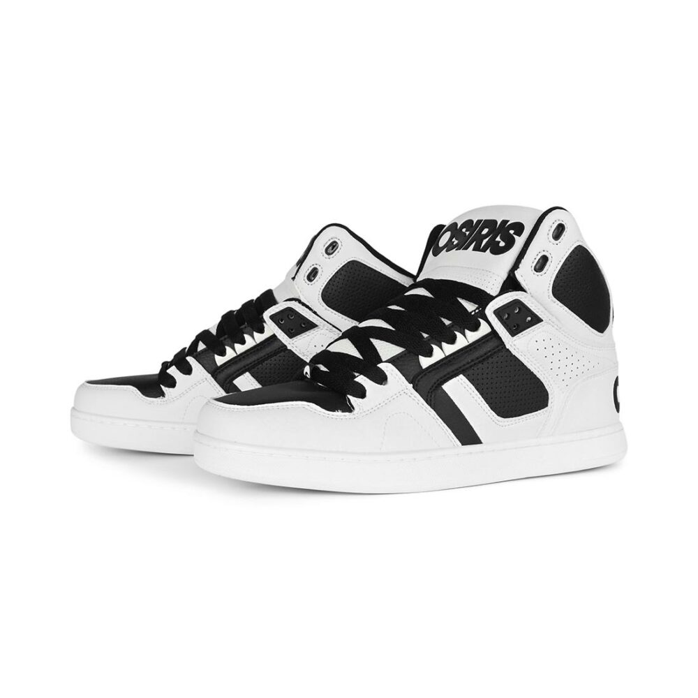 Osiris NYC 83 CLK High Top Shoes - White/Black/White