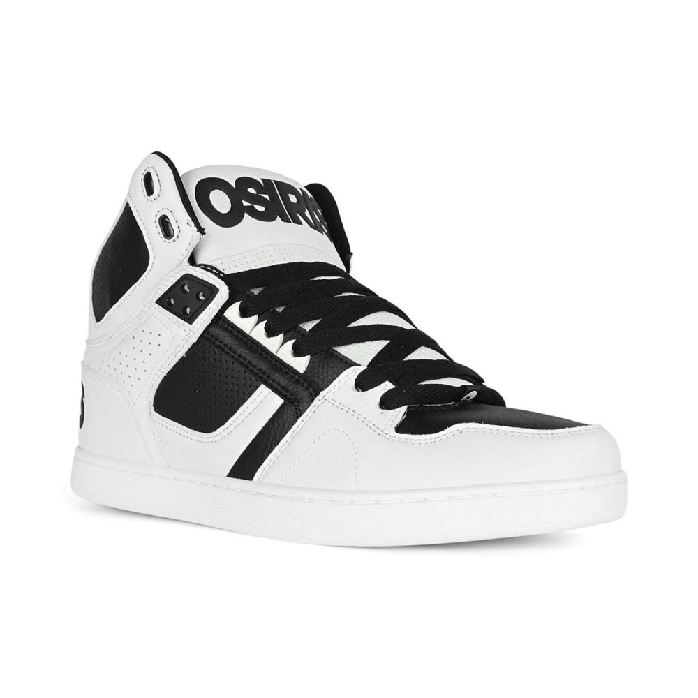 Osiris NYC 83 CLK High Top Shoes - White/Black/White
