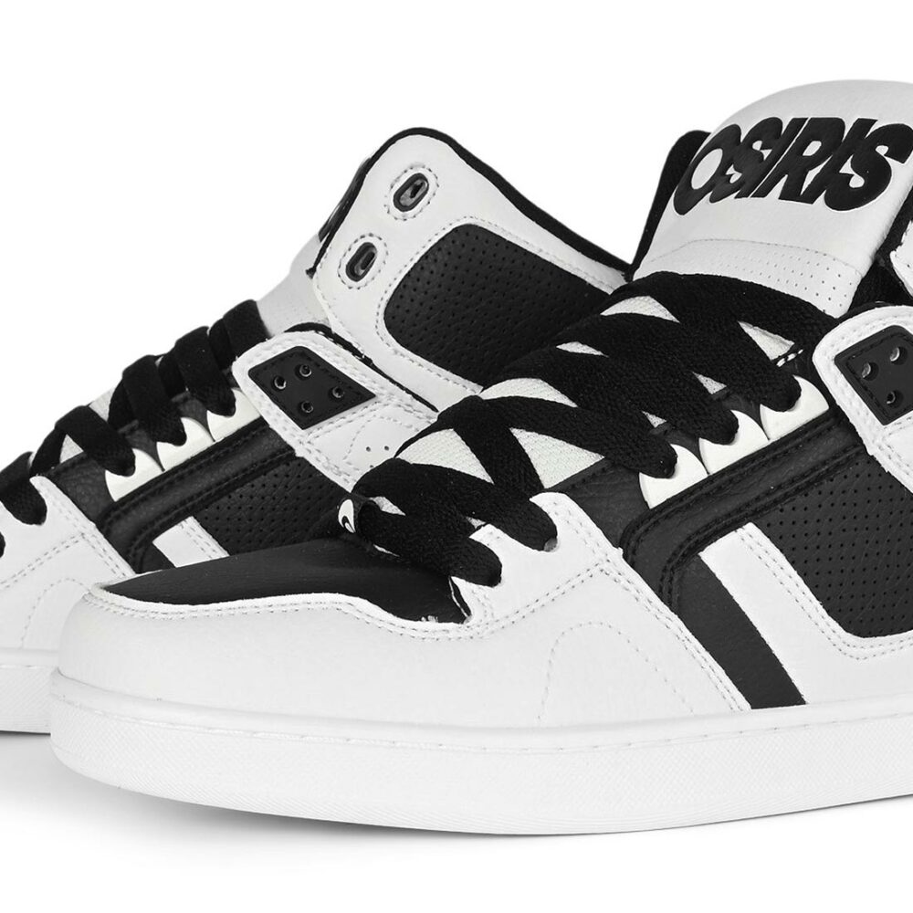 Osiris NYC 83 CLK High Top Shoes - White/Black/White