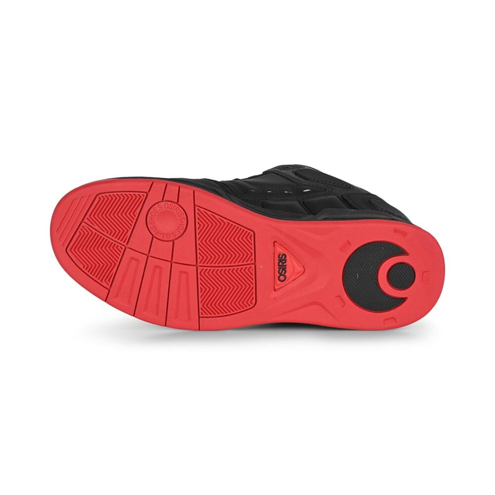 Osiris Peril Skate Shoes - Black/Red