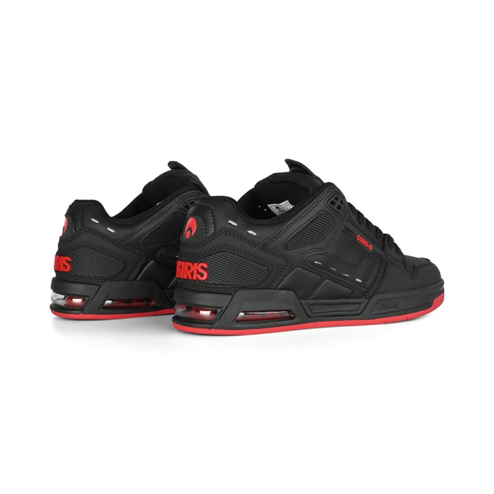 Osiris Peril Skate Shoes - Black/Red