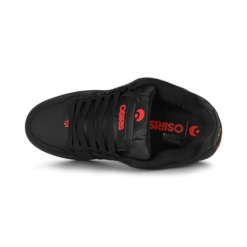 Osiris Peril Skate Shoes - Black/Red