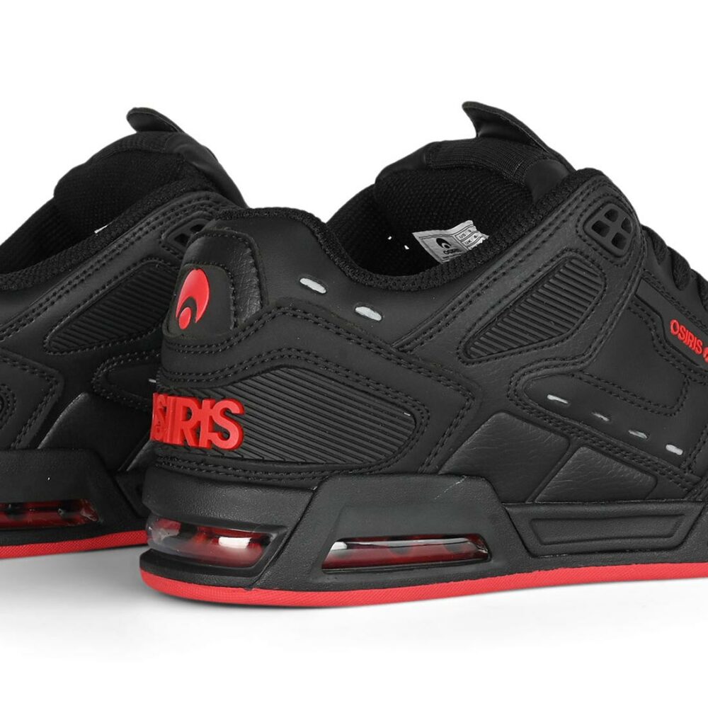 Osiris Peril Skate Shoes - Black/Red