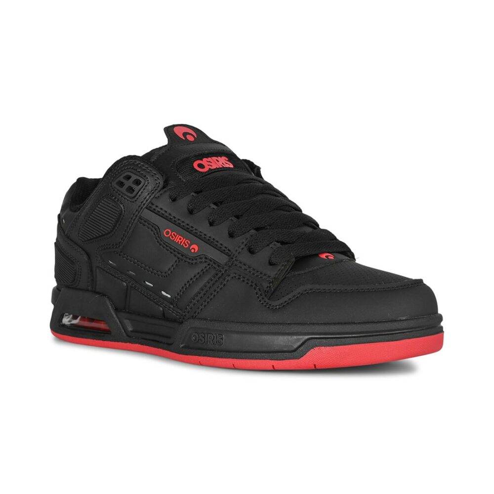 Osiris Peril Skate Shoes - Black/Red