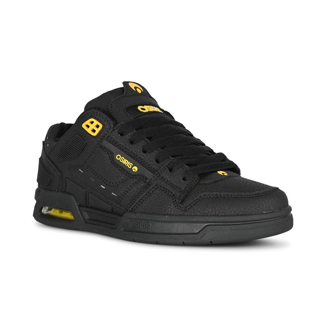Osiris Peril Skate Shoes Black Yellow Supereight